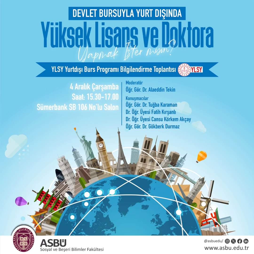 YLYS Yurtdışı Bilgilendirme Burs Programı Toplantı