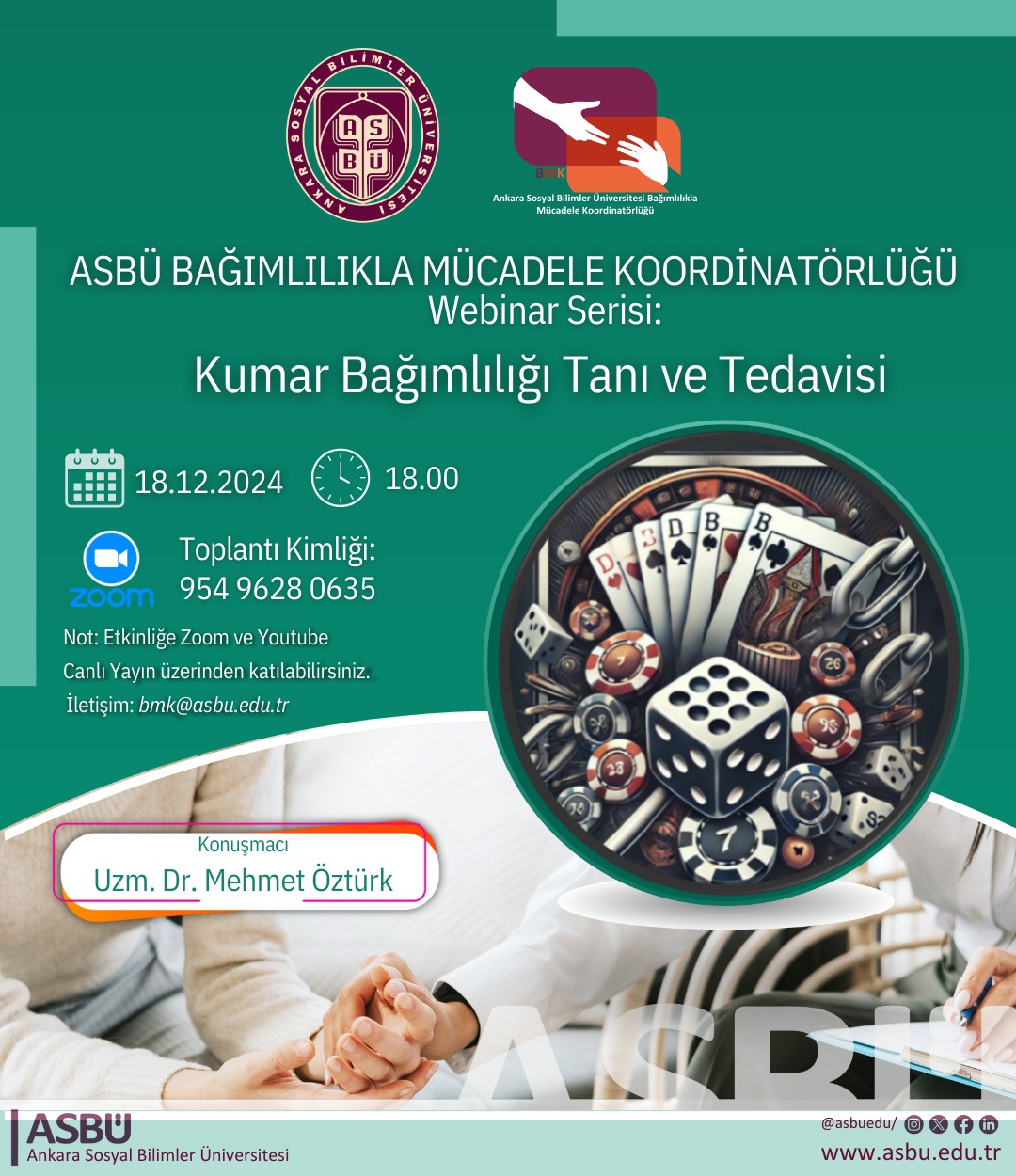 “Kumar Bağımlılığı Tanı ve Tedavisi”
