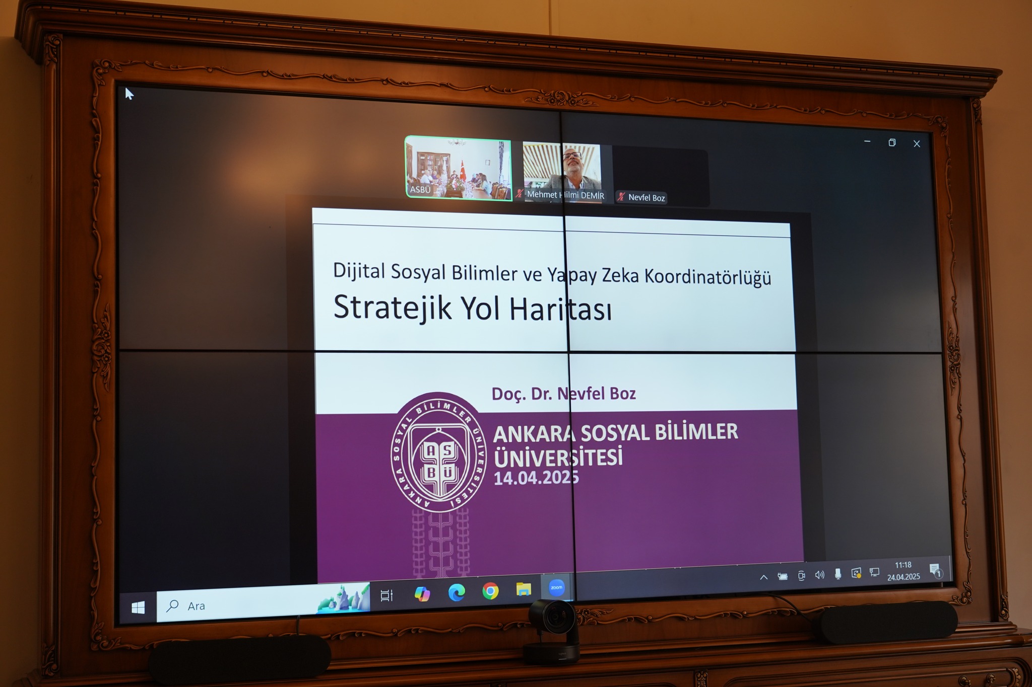Toplantı ekranı