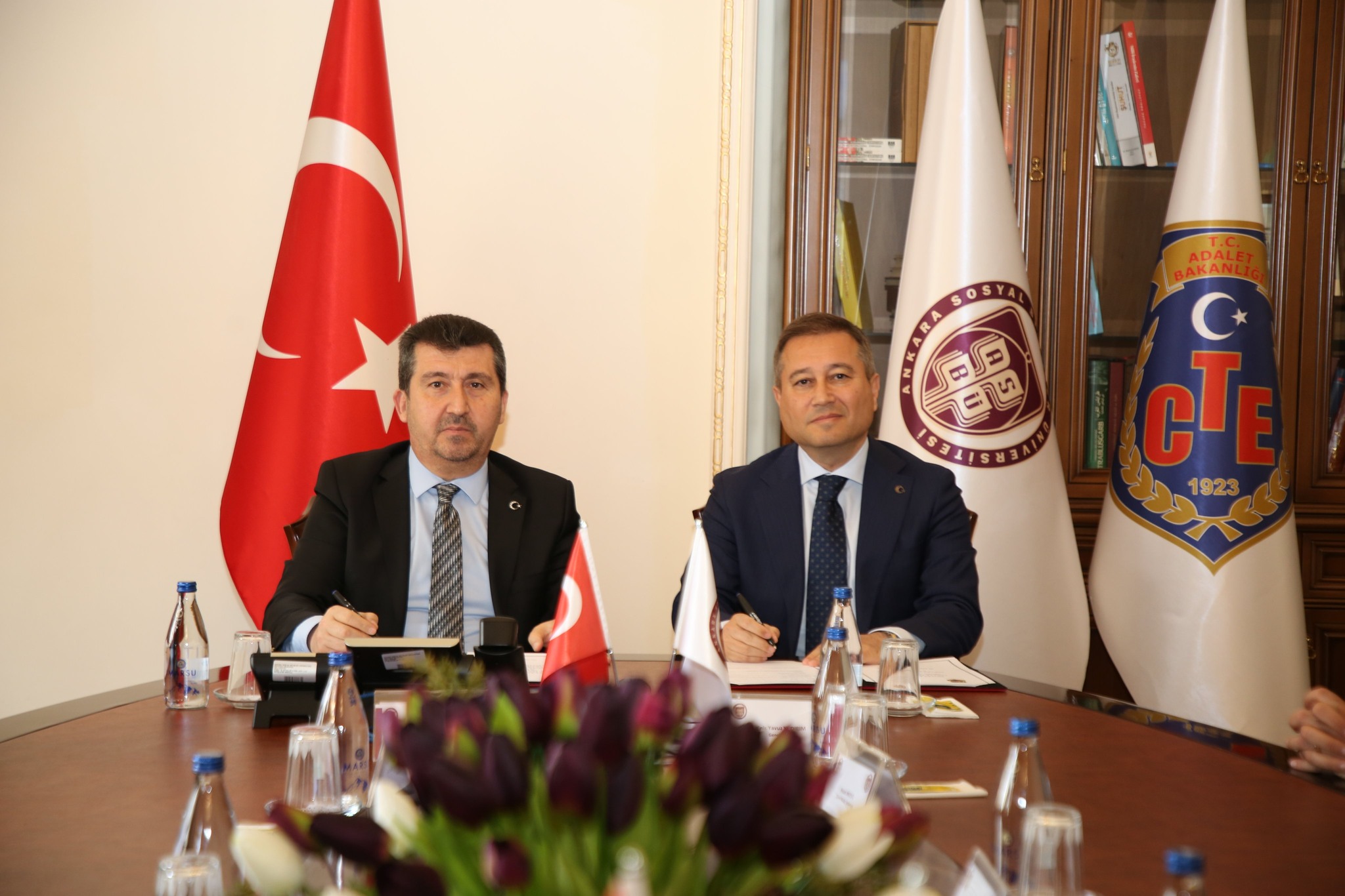 T.C. Adalet Bakanlığı Ceza ve Tevkifevleri Genel Müdürlüğü İle Ankara Sosyal Bilimler Üniversitesi Arasında İş Birliği Protokolü