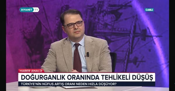 Prof. Dr. Sutay Yavuz, Diyanet TV’de Türkiye’nin Demografik Dönüşümünü Değerlendirdi