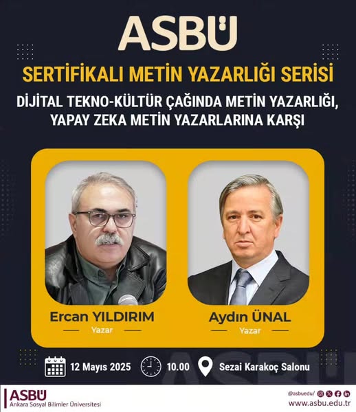 ASBÜ Sertifikalı Metin Yazarlığı Etkinliği