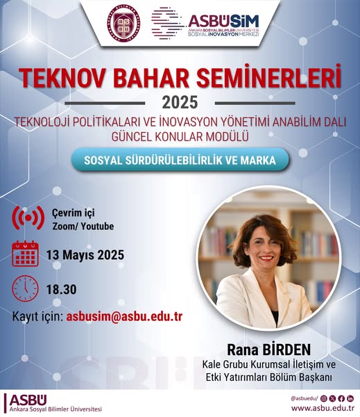 TEKNOV Bahar Seminerleri 2025 - Güncel Konular Modülü