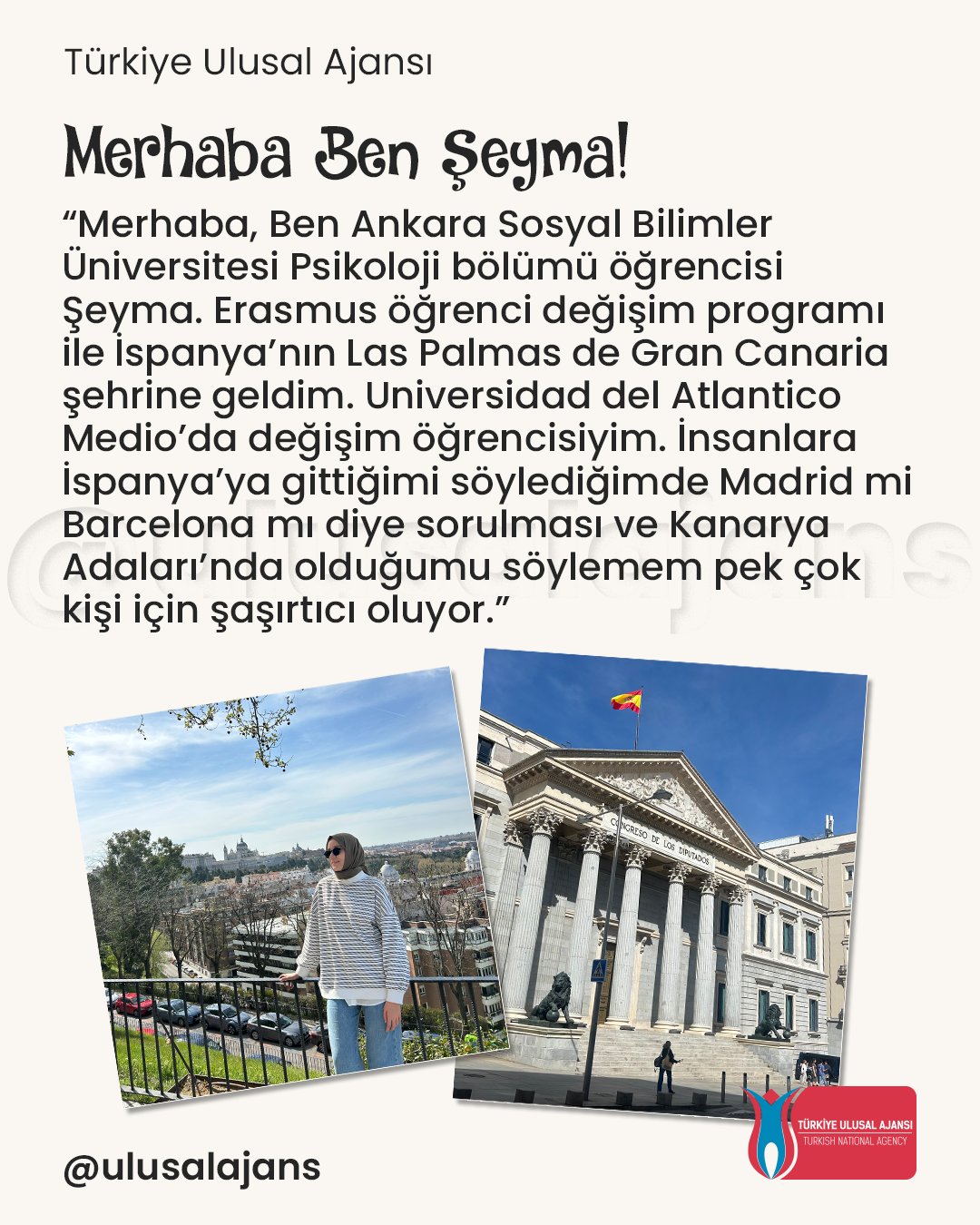Erasmus+değişim öğrencisi Şeyma Özgöztaşı'nın Erasmus deneyimleri