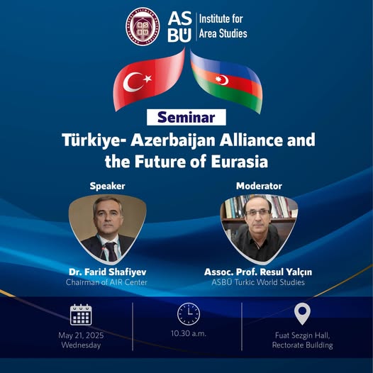 ASBÜ Bölge Çalışmaları Enstitüsü Seminer Serisi