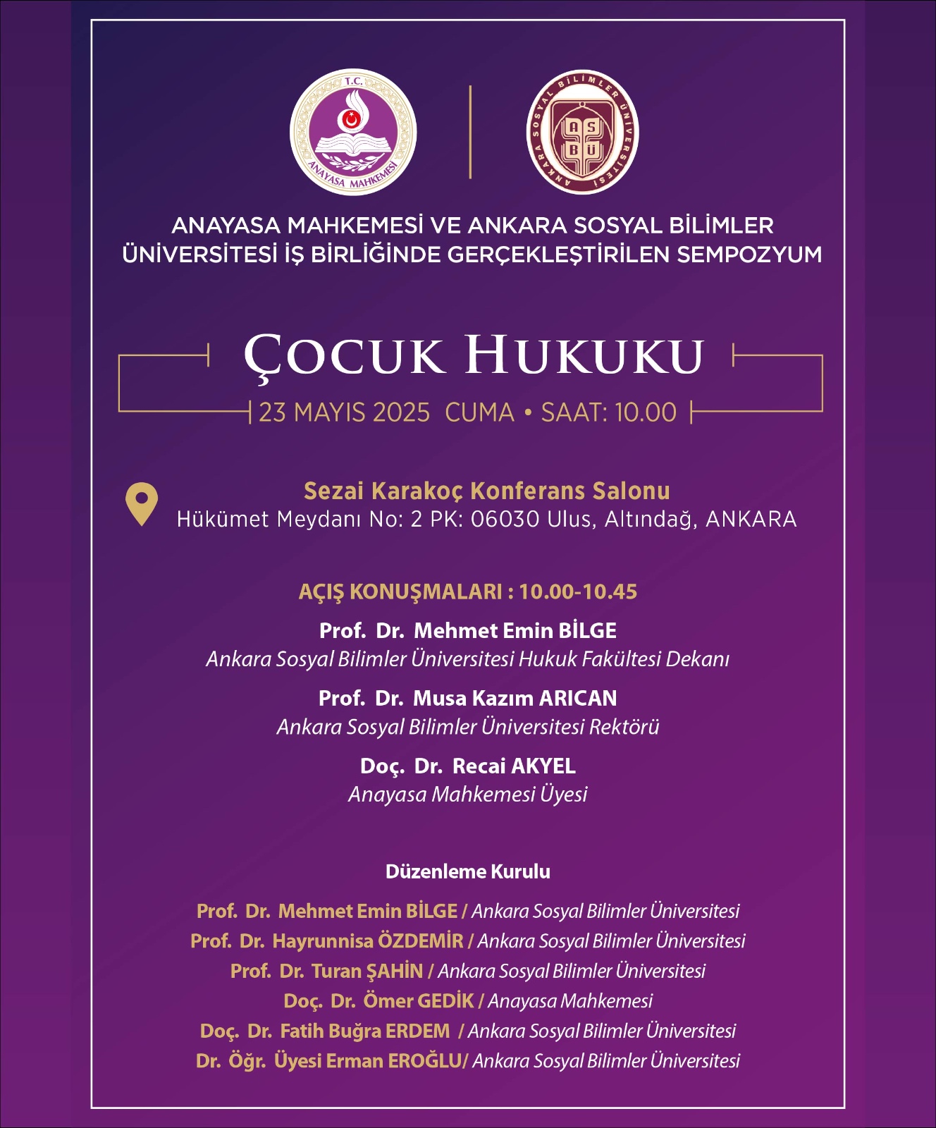Çocuk Hukuku Sempozyumu