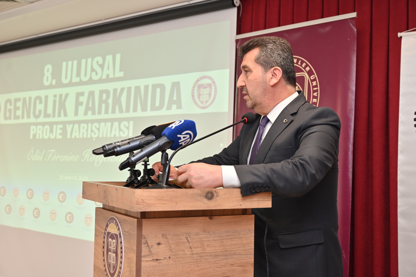 ASBÜ Ev Sahipliğinde  ''8. Ulusal Gençlik Farkında Proje Yarışması'' Ödül Töreni Düzenlendi