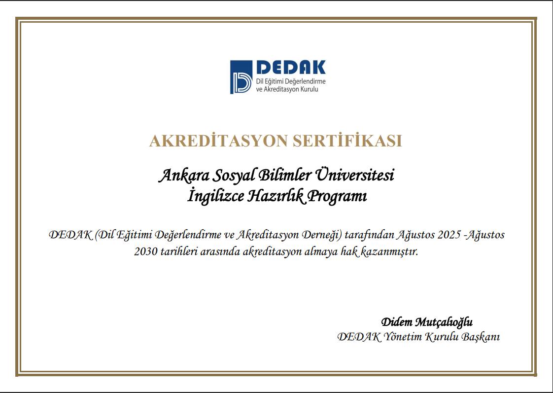 ASBÜ İngilizce Hazırlık Programı’ndan Uluslararası Standartlarda Büyük Başarı! 