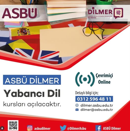 ASBÜ DİLMER’de 2025/2026 Güz Dönemi Genel Amaçlı Dil Kursları başlıyor.