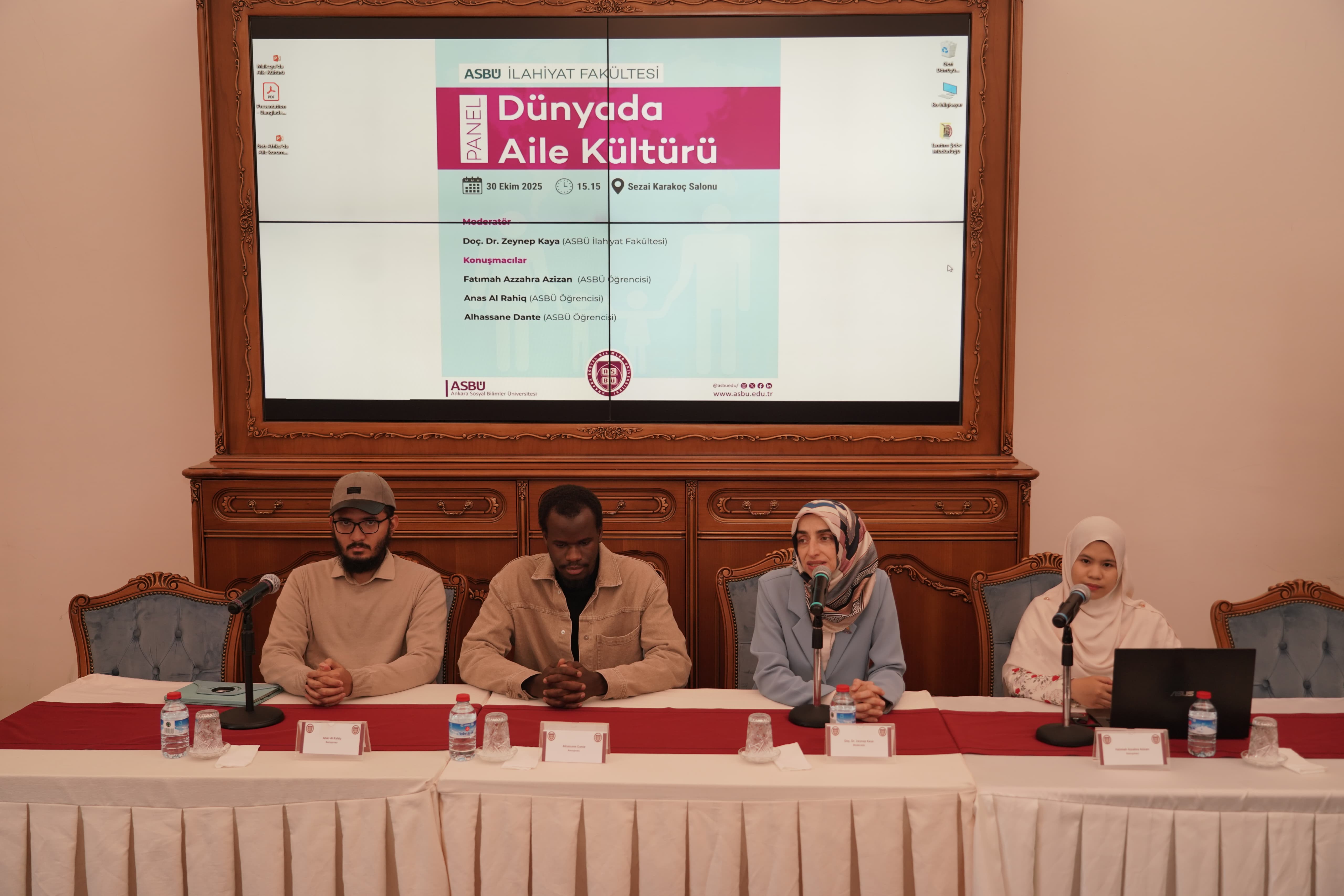 ASBÜ’de “Dünyada Aile Kültürü” Paneli Düzenlendi