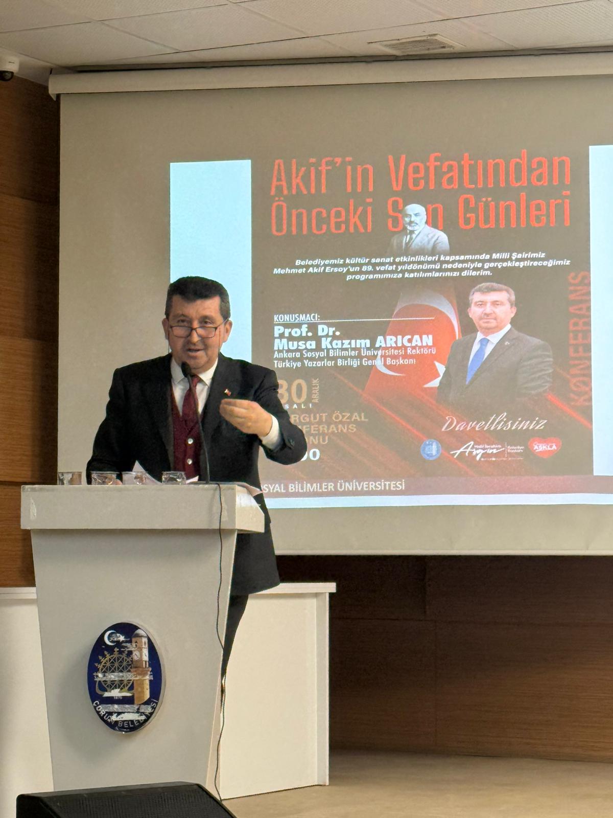 “Âkif’in Vefatından Önceki Son Günleri”  