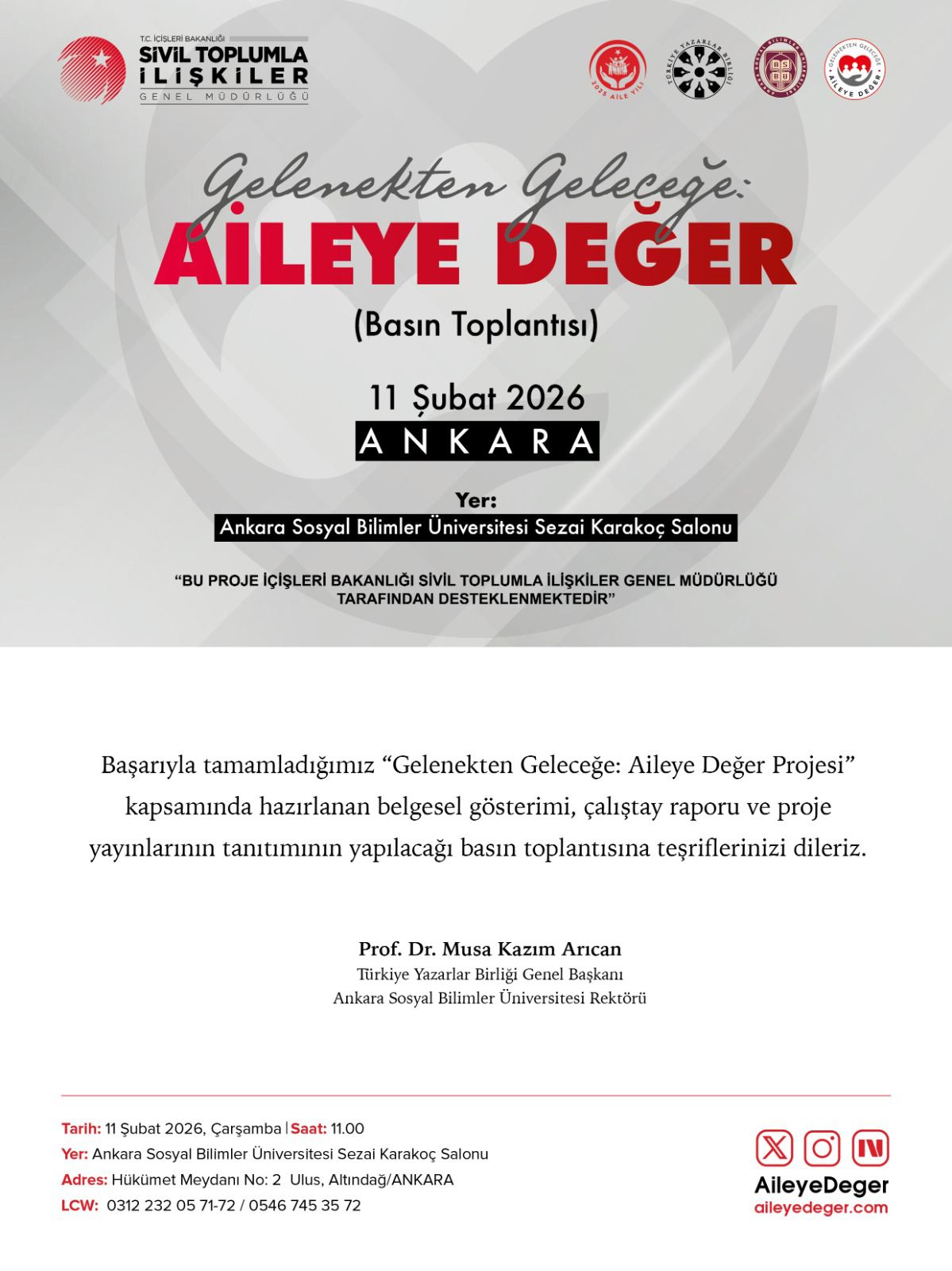 “Gelenekten Geleceğe: 