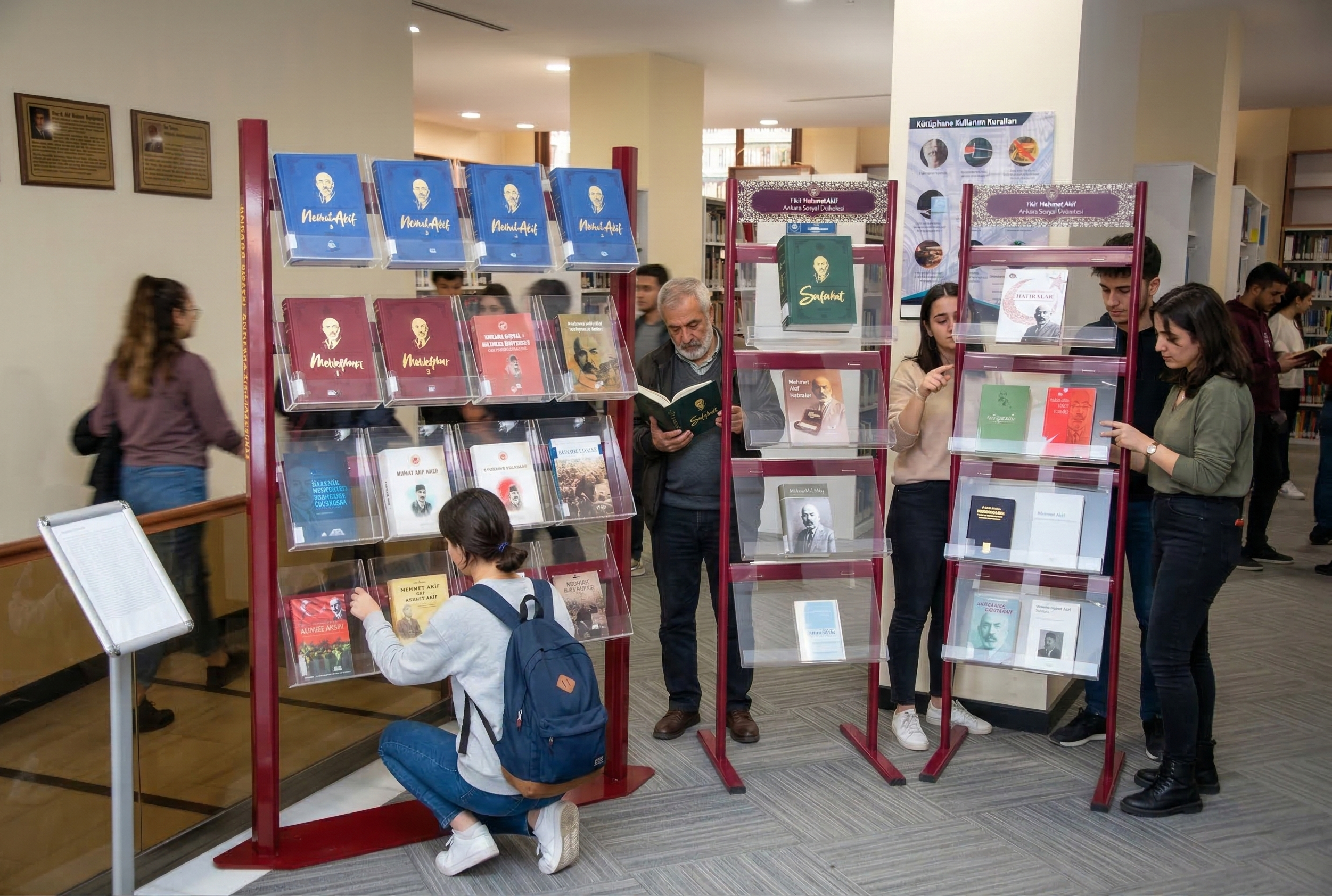 ASBÜ Kütüphanesi’nde
