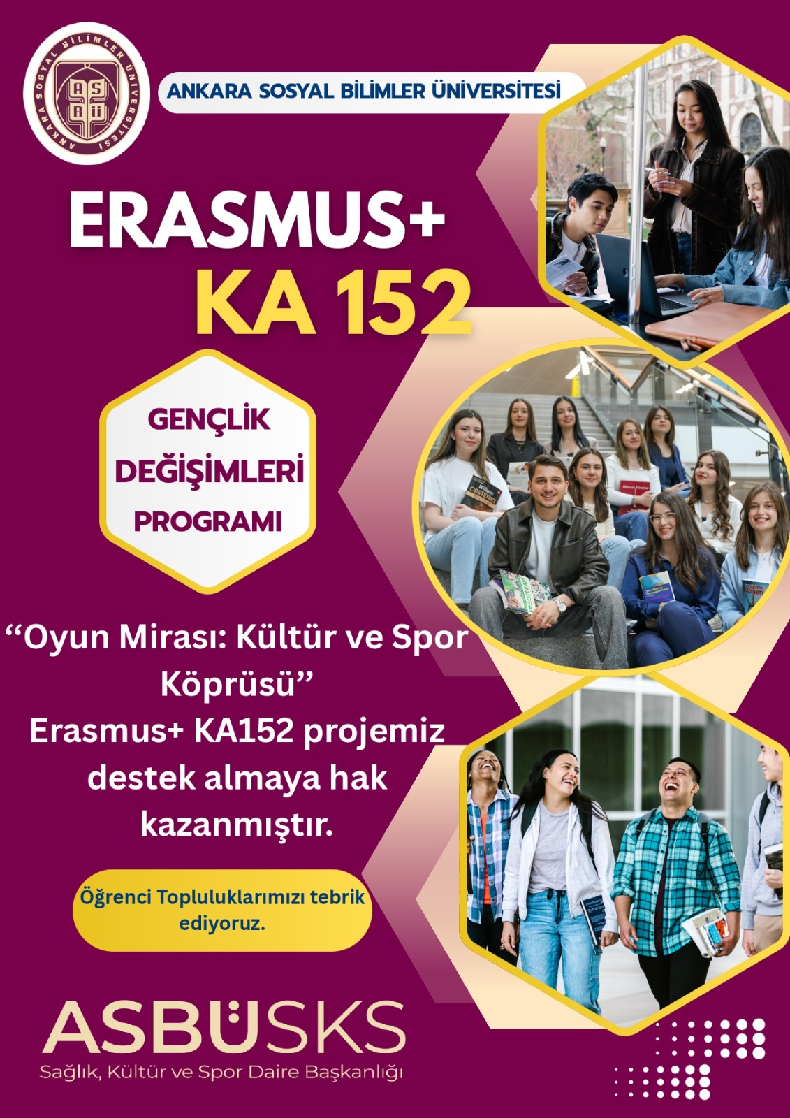 ASBÜ Koordinasyonunda Erasmus+ Projesi: