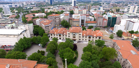 Ankara Sosyal Bilimler Üniversitesi Rektörlük Binasıdır.