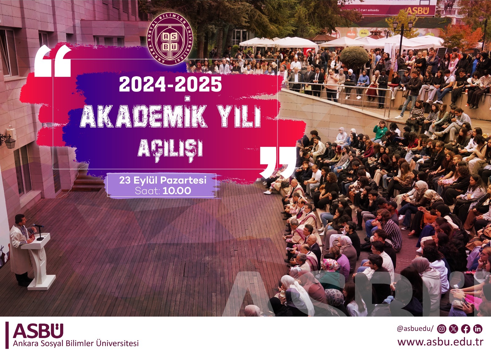 ASBÜ AÇILIŞ TÖRENİ