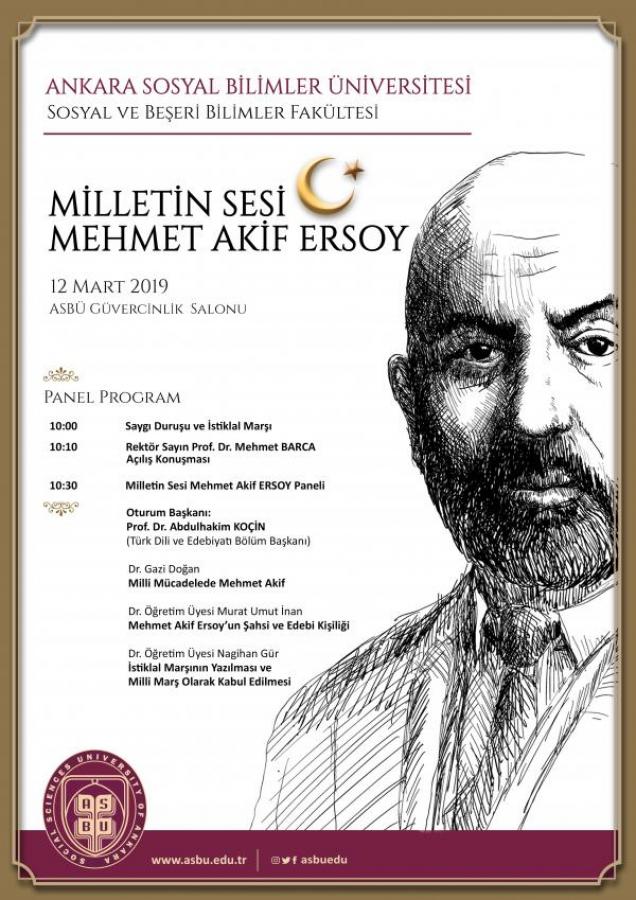 Nation's Voice: Mehmet Akif Ersoy Panel | SOCIAL SCIENCES UNIVERSITY OF ...