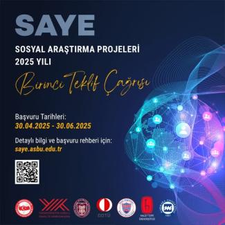 SAYE - Sosyal Araştırma Projeleri 2025 Yılı Birinci Teklif Çağrıları Başlamıştır
