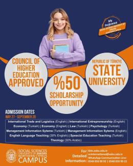 Social Sciences University of Ankara Northern Cyprus Campus