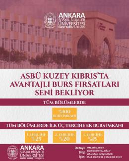 ASBÜ Kuzey Kıbrıs Kampüsü Yerleşkesi'nde Geleceğine Yön Ver