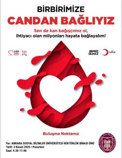 Kızılay Kan Bağışı Standı ASBÜ’de Kuruldu